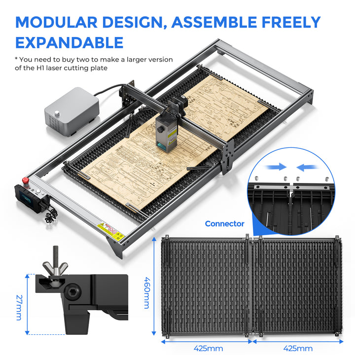 iKier H1 Matrix Detachable Working Panel Set with Fixtures